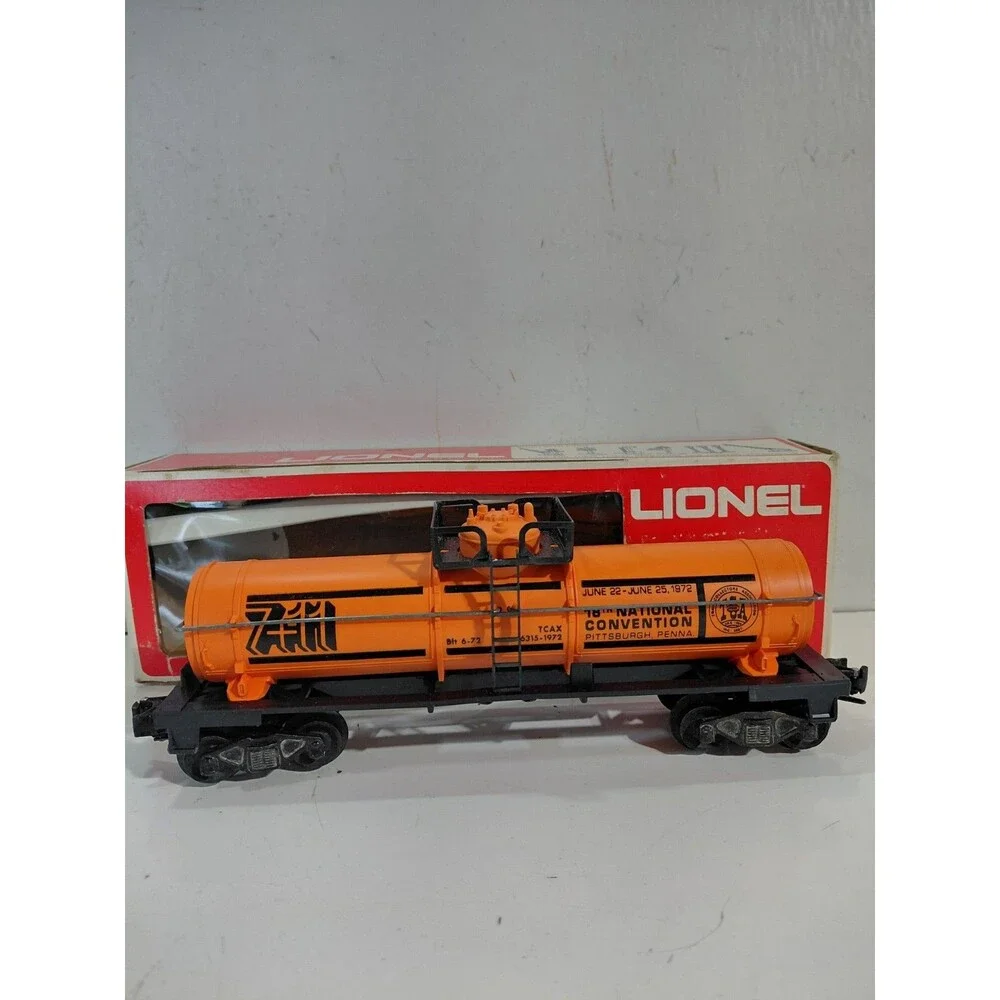 Lionel 6315-1972 O Gauge Model Railroad TCA Convention 1972 Tank Car w/Box